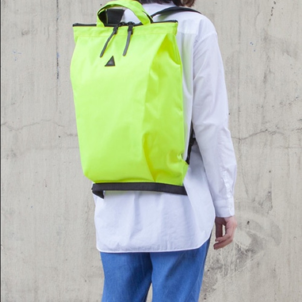 NWT! Japanese 14L Neon Yellow Backpack from Shibuya
